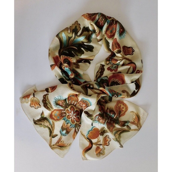 Echo Accessories - ECHO Floral Rectangular Scarf Accessory Career Headscarf Accessorize